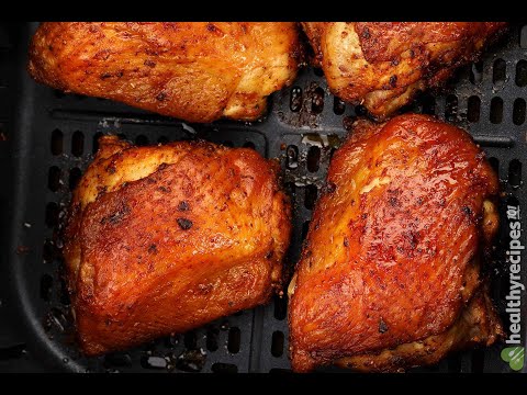 Air Fryer Chicken Thighs Recipe - Crispy and Perfectly Seasoned Chicken