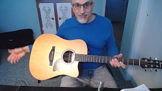 Video thumbnail for New Guitar Review- Ibanez AAD50CE Acoustic-Electric by Average Joe's GearTalk