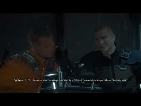 The Callisto Protocol: Chapter "Outbreak" Captain Ferris Security Tower Control Room Cinematic