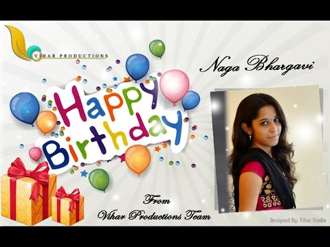 Happy Birthday to Dakoju Naga Bhargavi From Vihar Productions & Vihar Studios Team