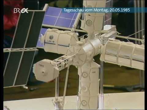 ARD Tagesschau vom 20.05.1985 - deutsches Weltraumprogramm