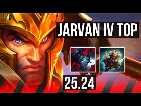 JARVAN IV vs IRELIA (TOP) | Grasp Of The Undying, 10/0/4 | KR Master | 25.24