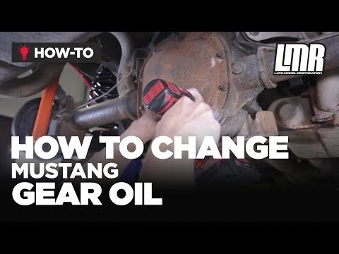 How To Change Mustang Rear End Gear Oil - LMR Basics