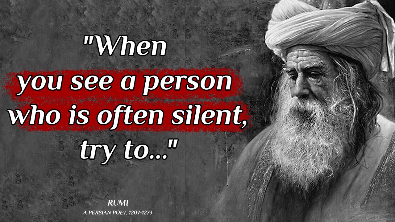 Rumi's Quotes which are better Known in Youth to Not to Regret in Old Age