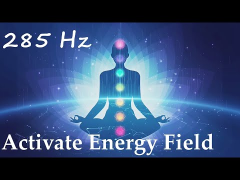 Solfeggio Frequency 285 Hz  Total energy field cleanse and activation - 5 min