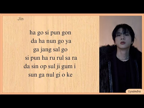 To Me, Today (오늘의 나에게) - Jin | Easy Lyrics