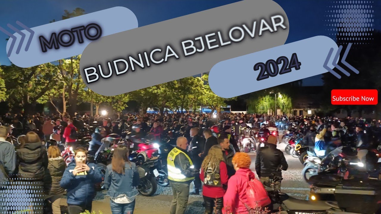 Moto Grmljavina preko 1000 motora na Budnici u Bjelovaru 2024