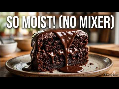 The Easiest Chocolate Cake Recipe You'll Ever Bake! (No Mixer Needed) by Afifa's Cuisine