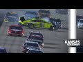 Huge Crash | DiBenedetto, Johnson and Logano involved in massive wreck at Kansas | NASCAR Cup Series