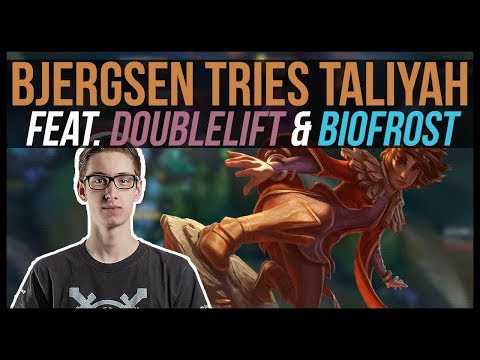Bjergsen tries Taliyah feat. Doublelift & Biofrost - Highlights