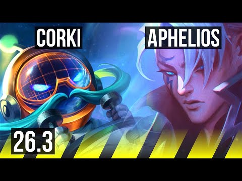 CORKI & Rakan vs APHELIOS & Senna (ADC) | Good KDA: 16/1/7 | EUW Challenger | 26.3