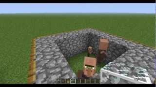 Minecraft 1.8.8 + Lower Versions - Breeding Villager Tutorial - DavidiansLair