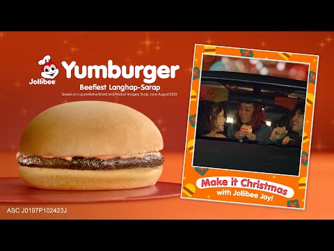 Faça o Natal com Jollibee Yumburger!