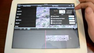 iMovie on the iPad 2