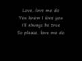 Love Me do-The Beatles(lyrics) 
