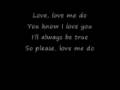 Love Me do-The Beatles(lyrics) 