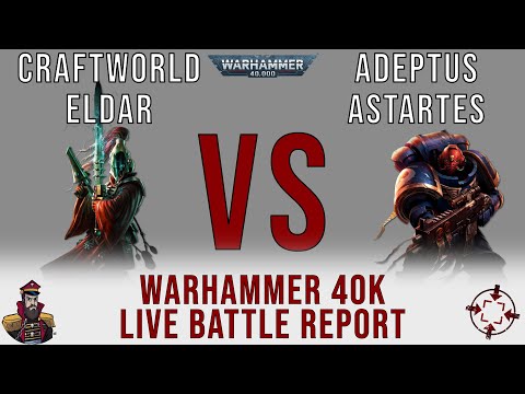 Craftworld Eldar Vs Space Marines - Warhammer 40k Battle Report