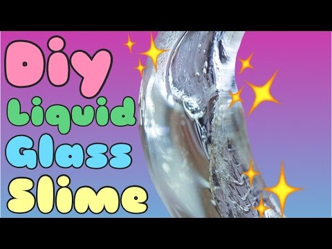 DIY Liquid Glass Clear Slime | No Borax No Detergent No Liquid Starch! Video