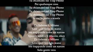 Guè Pequeno  - Trap phone ft  Capo Plaza TESTO