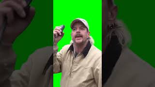 Joe Exotic saying _I CALLED FOR HELP TWICE!_ meme - Green Screen