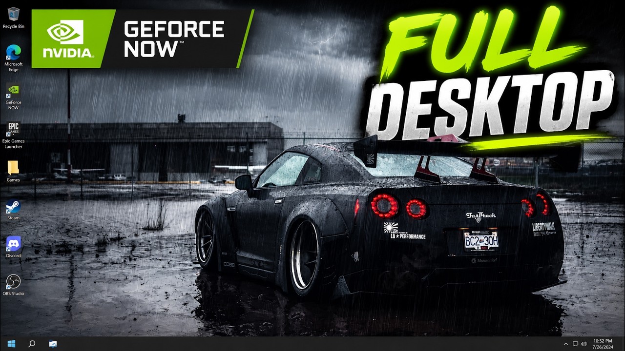 How to Get Full Desktop on GeForce NOW in 2026 - YouTube
