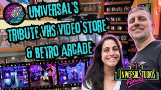 Universal Studios Tribute VHS Video Store & Retro Arcade