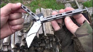 When Great Blades Merge! The TGZUO Titanium Balisong Utility Knife, Multitool Butterfly Knife Review