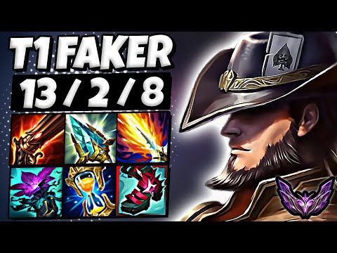 T1 Faker Twisted Fate vs Ziggs [ MID ] Korea Master Patch 25.16