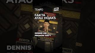 Benarkah Dennis Lim Promosi Judi Online