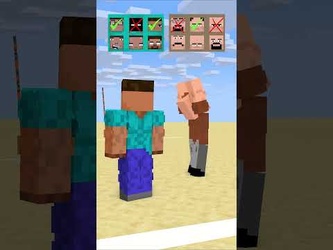 Herobrine Team vs Notch Team jumping challenge in Minecraft  😱credit @oreETV