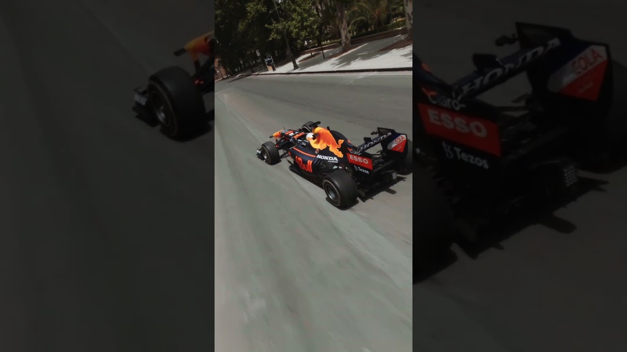 Just sliding our way through Sicily 😎 #F1 #redbullracing