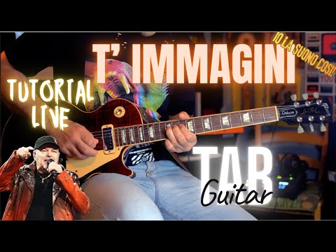T' immagini Vasco Rossi Guitar Tab Tutorial | Cover | Fractal Preset