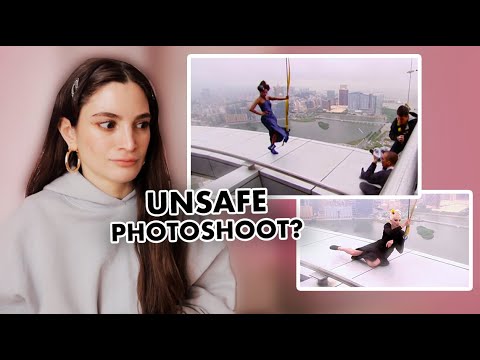 Models Pose On World's Highest Bungy Jump During STORM - America's Next Top Model