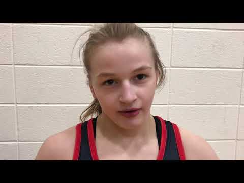 Augsburg’s Emily Shilson after winning 2020 WCWC title