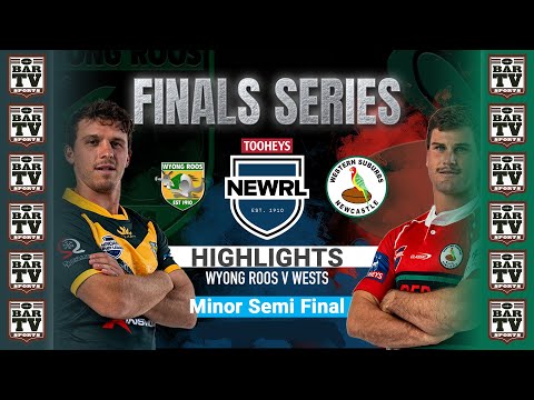 2025 NEWRL Minor Semi Final Highlights   Wyong v Western Suburbs