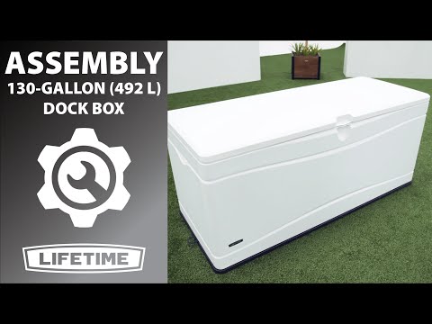 Lifetime 130 Gallon Dock Box | Lifetime Assembly Video