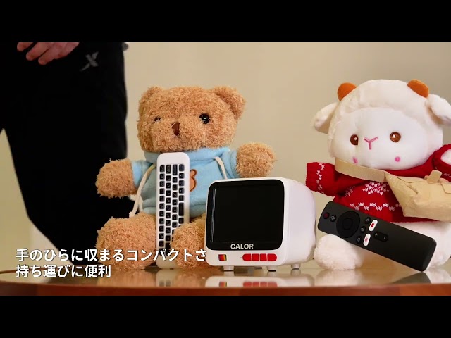 株式会社RT、ブラウン管テレビ型デザインの超ミニAndroid TV「CaloR C1」をMakuakeにて発売開始|外部接続と拡張性の詳細(11枚目)