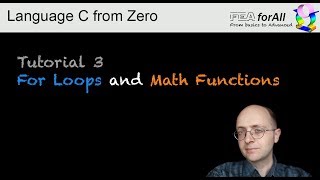 Tutorial 3  For loops and math functions - Languag