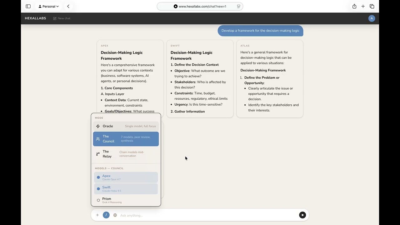 HexalLabs project preview