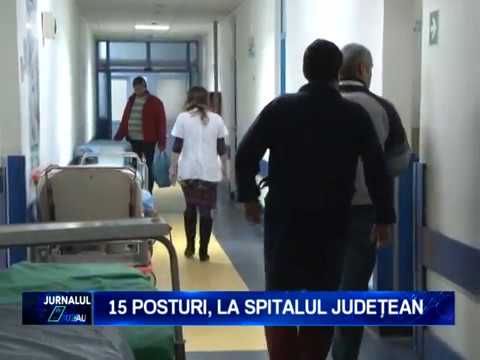 15 POSTURI LA SPITALUL JUDETEAN