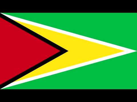 Bandera e Himno Nacional de Guyana - Flag and National Anthem of Guyana