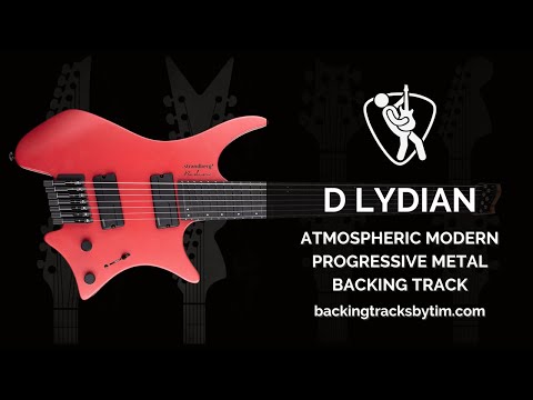 Atmospheric Modern Progressive Metal Backing Track in D Lydian | 120 BPM
