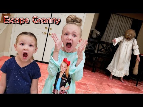 Escape the Babysitter Granny in Real Life Escape Room!