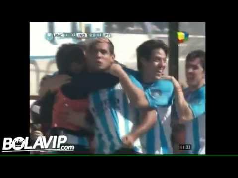 Gol de José Sand - Racing vs Independiente - Torneo Inicial 2012