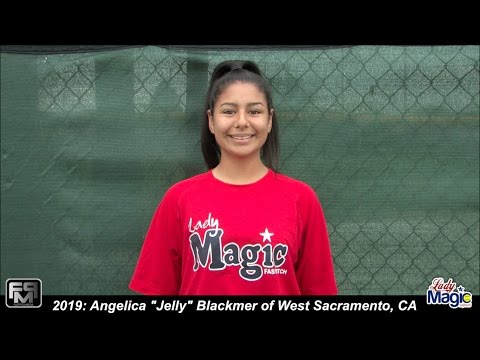 2019 Angelica "Jelly" Blackmer Pitcher and Second Base Softball Skills Video - Lady Magic