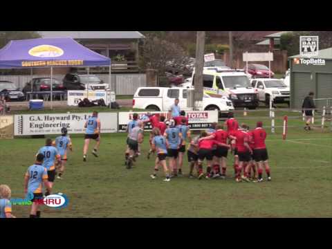 2016 NHRU Round 15 - Premier 2 Highlights - Singleton v Southern Beaches