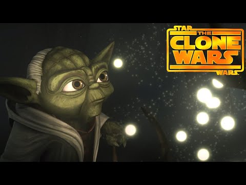 Yoda Meets Qui-Gon's Force Ghost on Degobah [4K HDR] - Star Wars: The Clone Wars