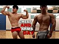 GROWING LEAN MUSCLE | Arm & Chest DESTRUCTION w/ Derek Martin