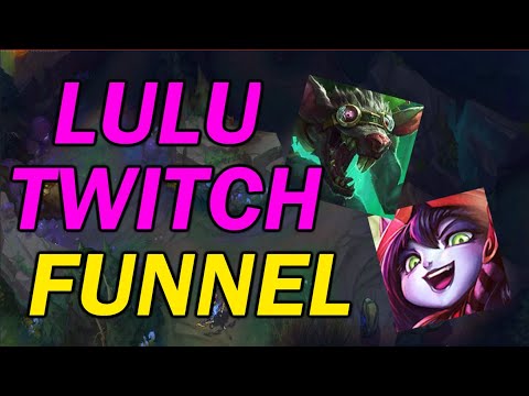 TWITCH + LULU FUNNEL GUIDE SEASON 10 LEAGUE OF LEGENDS | CHINESE BOOSTING STRAT | BEST WAY TO CLIMB