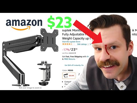 I Bought The Cheapest Monitor Arm on Amazon…and This Happened